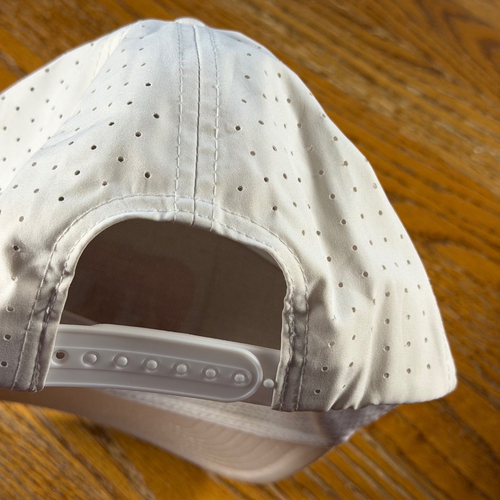 Jack Nicklaus x Stix Golf White Golden Bear Logo Performance Snapback Hat Mens - Picture 5 of 6